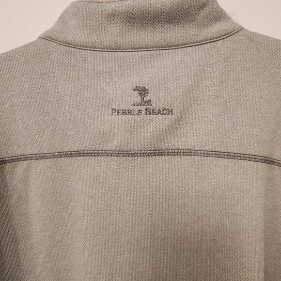 Pebble Beach Performance 1/4 Zip Pullover Embroidered Logos Mens XXL NEW - Picture 8 of 16